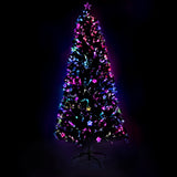 Jingle Jollys 1.8m Christmas Tree Optic Fibre LED Xmas tree Multi Colour