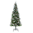 Jingle Jollys Christmas Tree 190cm Pine Cones LED Flocking Xmas Tree 680 Tips 