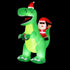 Jingle Jollys Christmas Inflatable Dinosaur 2.5M Illuminated Decorations