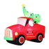 Jingle Jollys Christmas Inflatable Santa Truck 1.6M Height LED Decorations Illuminated