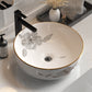 Cefito Bathroom Basin Ceramic Vanity Sink Hand Wash Bowl with Pattern 41x41cm