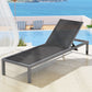 Gardeon Sun Lounge Outdoor Lounger Aluminium Folding Beach Chair Wheels Patio