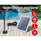 Gardeon Solar Pond Pump Submersible Powered Garden Pool Water Fountain Kit 4.4FT