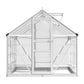 Greenfingers Greenhouse 2.48x1.89x2M Aluminium Polycarbonate Green House Garden Shed