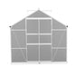Greenfingers Greenhouse 5.1x2.5x2.26M Double Doors Aluminium Green House Garden Shed