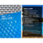 Aquabuddy Pool Cover 500 Micron 6.5x3m Silver Swimming Pool Solar Blanket 4m Roller