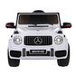Kids Electric Ride On Car Mercedes-Benz Licensed AMG G63 Toy Cars Remote White