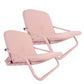 Havana Outdoors Beach Chair Portable Summer Camping Foldable Folding 2 Pack - Pink