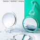 Double-Sided 1X/10X Magnifying Foldable Makeup Mirror for Handheld, Table and Travel Usage