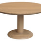 Oslo Round Solid Mindi Coffee Table (Natural)