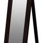 Toby Solid Mahogany Timber Standing Mirror (Chocolate)