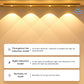 40cm Wireless LED Closet Lights Motion Sensor PIR Induction Lamp Cabinet Lighting USB