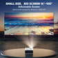 Mini Portable Smart Projector HD 1080P Android WIFI Bluetooth Home Theater NEW