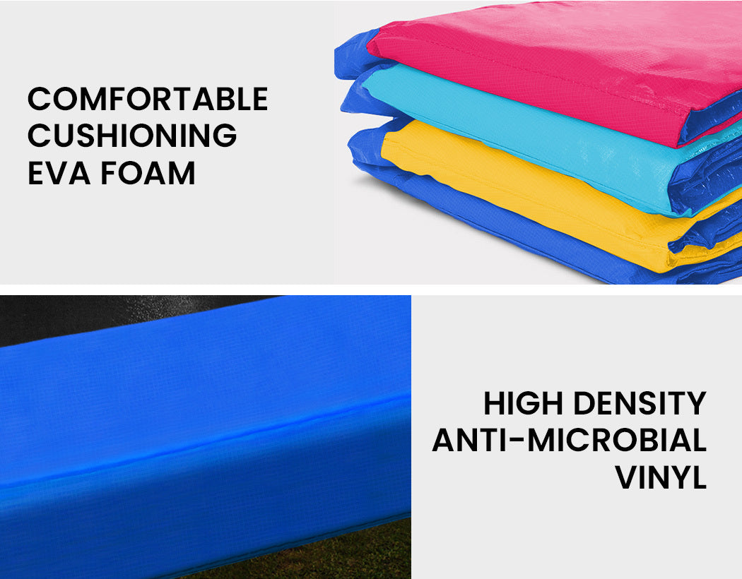 UP-SHOT 10ft Replacement Trampoline Safety Pad Padding Multi-Coloured
