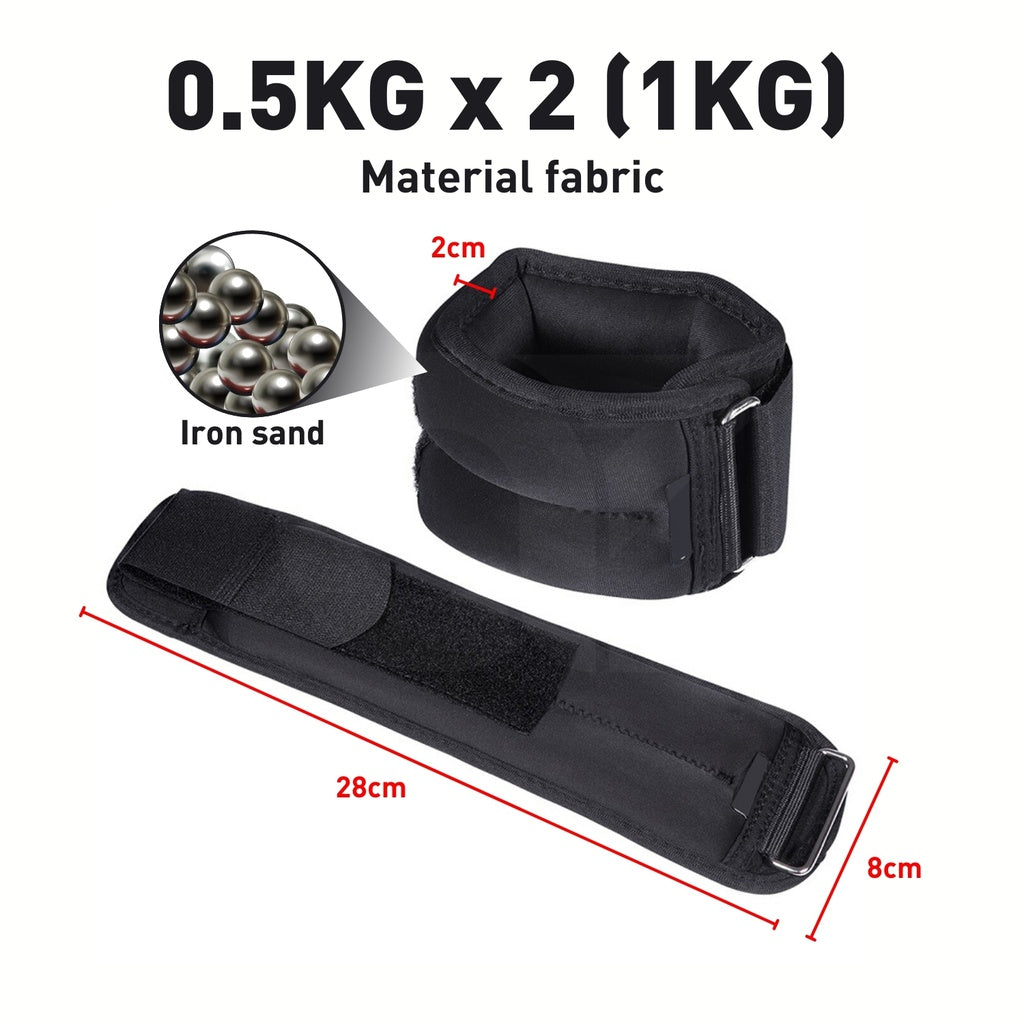 VERPEAK Fabric Ankle Weight (Bundle) 1kg FT-AW-100-OP