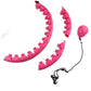 VERPEAK Weighted Hula Hoop with 26 Detachable Knots (Pink)