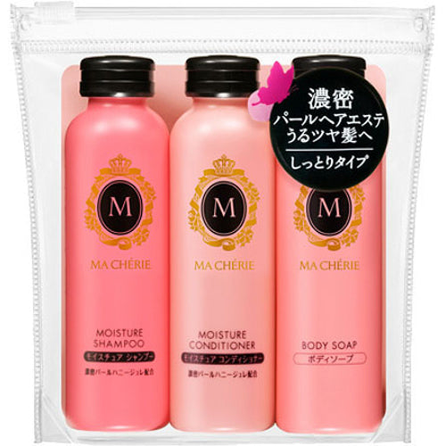 [6-PACK] SHISEIDO Japan MACHERIE Body Soap and Shampoo and Conditioner Set 50ML