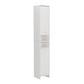 La Bella 185cm White Bathroom Storage Cabinet Tall Slim