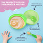1st Steps 12PCE Travel Feeding Bowl Sets Matching Spoons Leak Proof Design