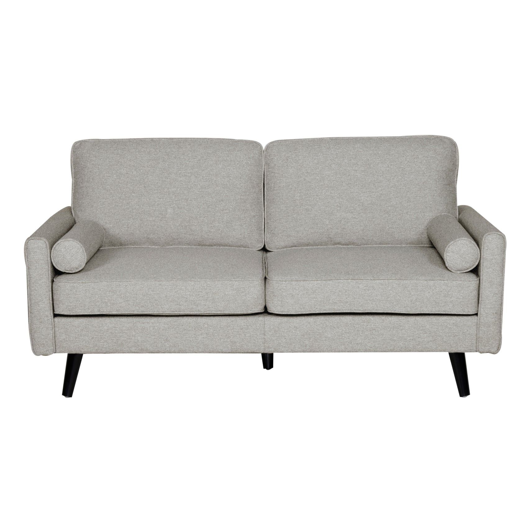 Lexi 2.5 Seater Sofa Fabric Uplholstered Lounge Couch - Light Grey
