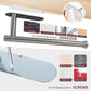 Kitchen Paper Holder Under Cabinet Wall Mount Adhesive Paper Towel Holder  Silver