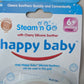 3 x 4 Pack (12) -  Happy Baby Steam n Go Cherry Silicone Soother