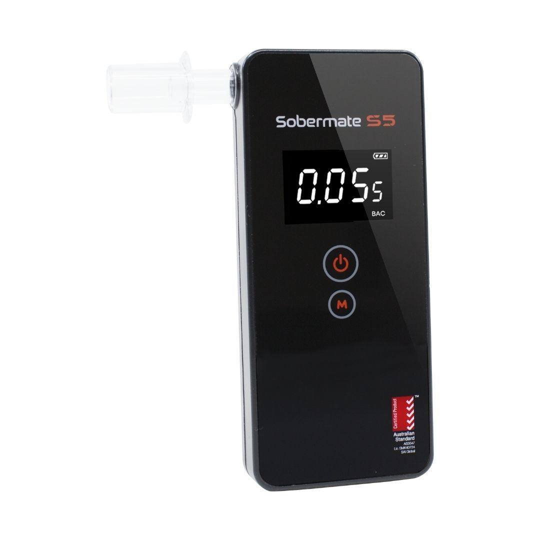 Sobermate 5S Personal Breathalyser AS3547 Certified