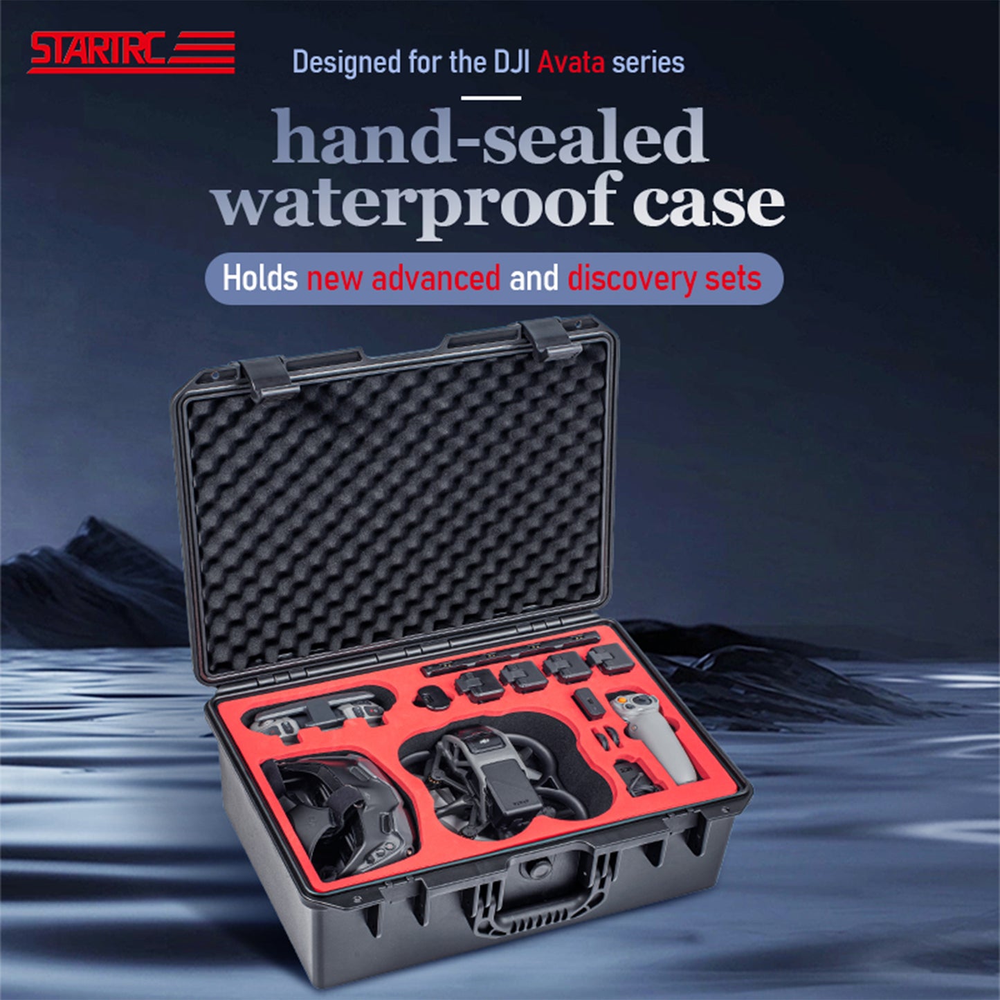 STARTRC Avata Case for DJI Avata Accessories, Waterproof Hard Carrying Box