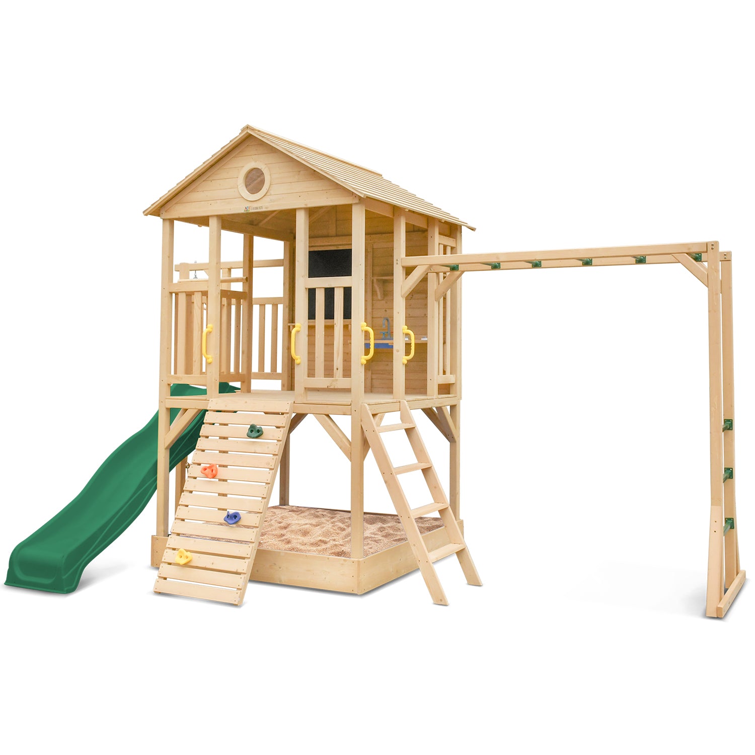 Lifespan Kids Kingston Cubby House with 2.2m Green Slide
