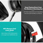 Bluetooth 5.0 Wireless Earphones Foldable Headset Stereo Headphones (White)
