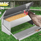 5KG 7.5L Garden Farm Automatic Food Storage Box Stand Chicken Feeder Poultry AU