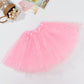 Sequin Tulle Tutu Skirt Ballet Kids Princess Dressup Party Baby Girls Dance Wear, Light Pink, Kids