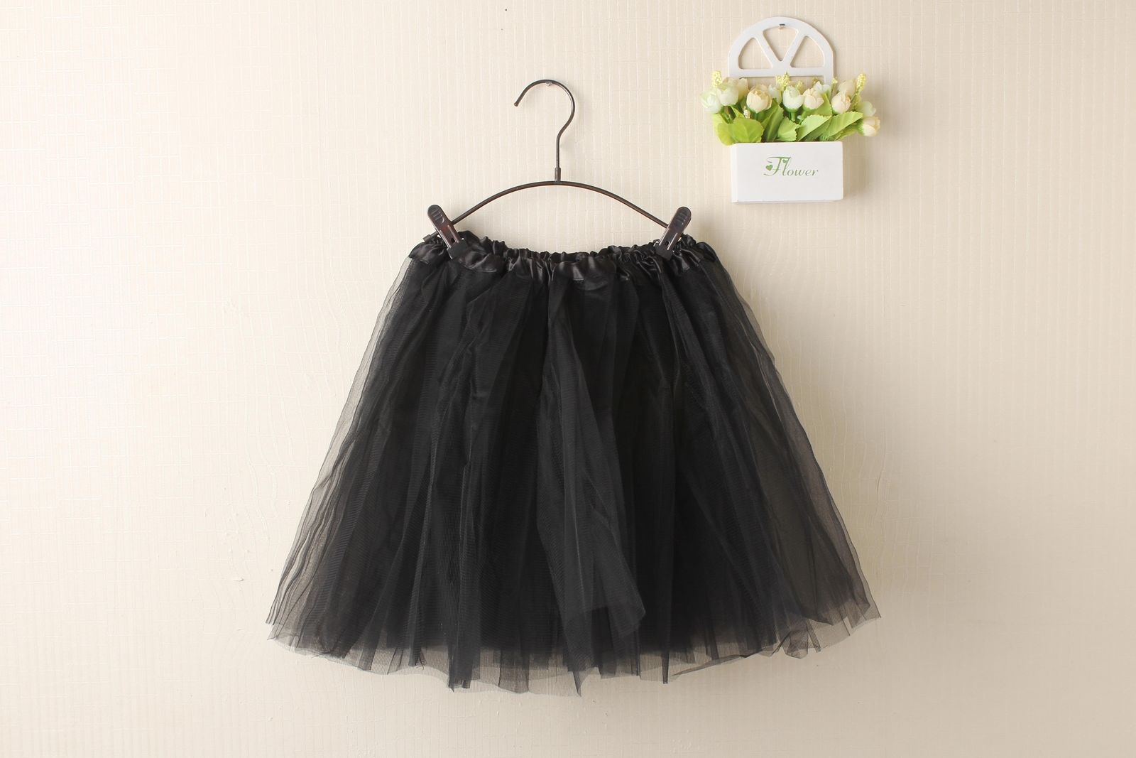 New Kids Tutu Skirt Baby Princess Dressup Party Girls Costume Ballet Dance Wear, Black, Kids