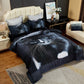 Cat Quilt Cover Set - Super King Size