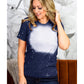 Azura Exchange Tie-dyed Round Neck Short Sleeve T-shirt - XL