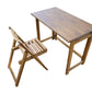 Hardwood Foldable Teen Desk Set (Acacia)