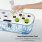 Hydroponics Growing System Indoor Germination Kit 12 Pods Home Gardening LED