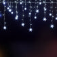 Jingle Jollys Christmas Lights 80 LED 3M Icicle Light Snow Decorations
